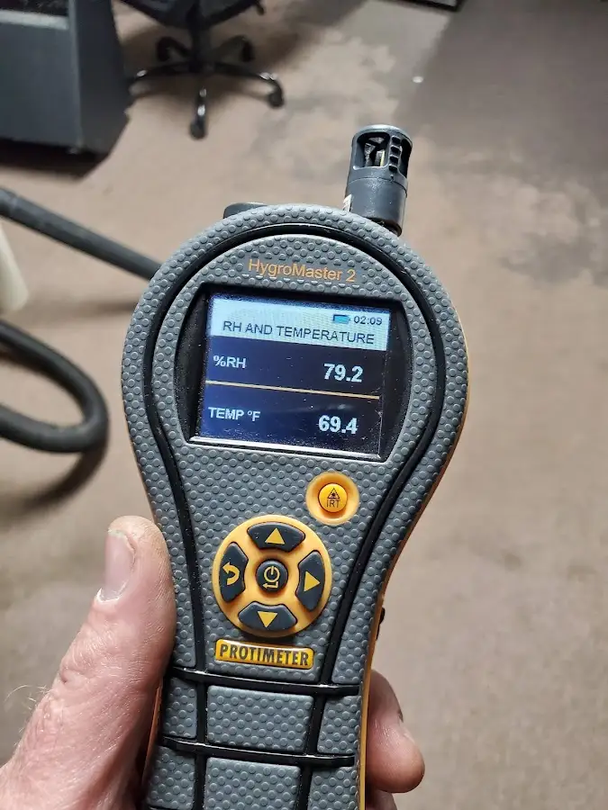 Moisture meter humidity assessment for Fire & Smoke Damage Restoration in Latimer