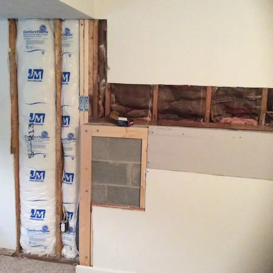 Wall insulation replacement during Odor Removal & Deodorization in Latimer